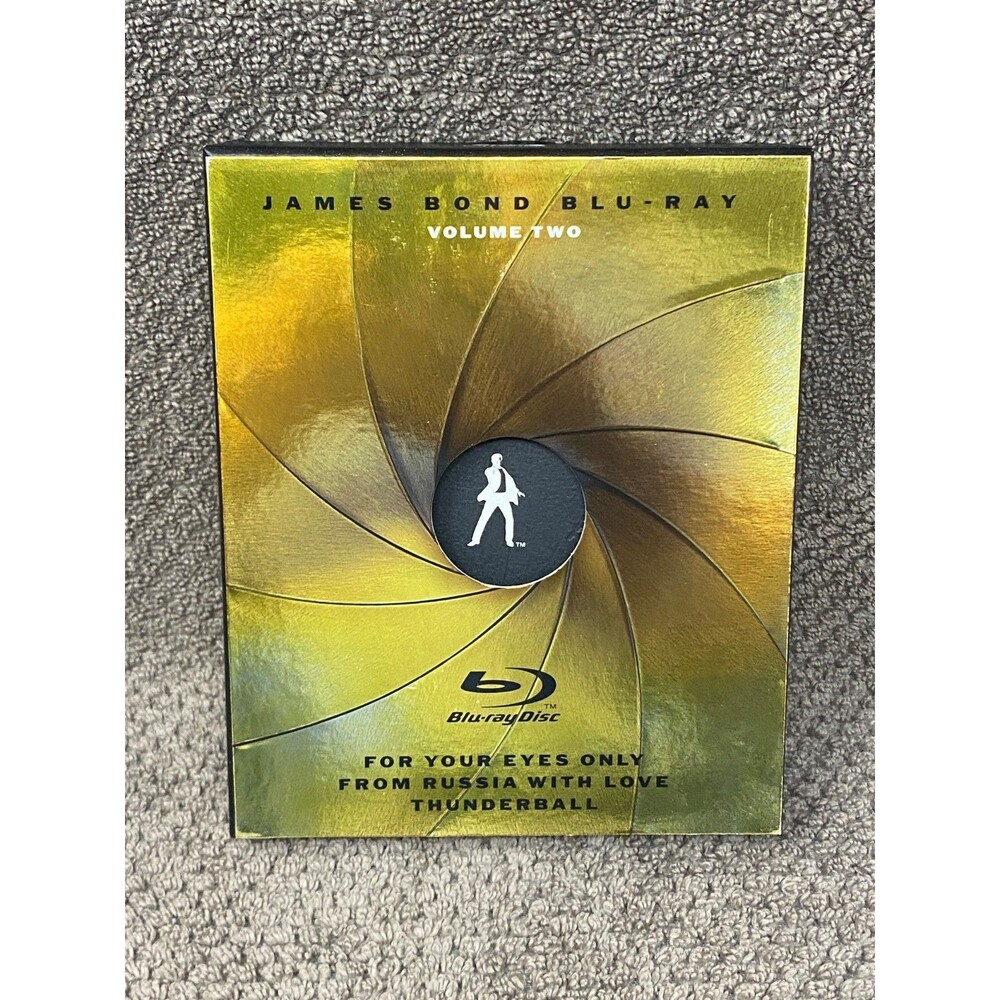 James Bond 007 Blu Ray Volume 2 For Your Eyes Only Thunderball Russia with Love